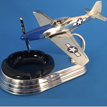 Allyn Sales North American P-51 Ashtray Model - Advertising