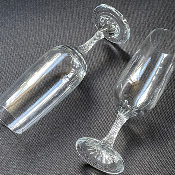 Vintage Champagne Glasses  - Glassware