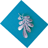 Trifari Mistletoe Pin