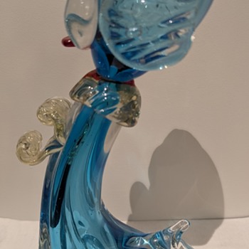 tall Murano dog figurine - Art Glass