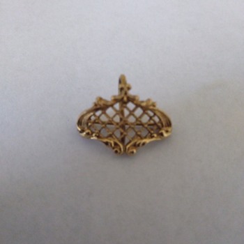 Watch pin - Costume Jewelry