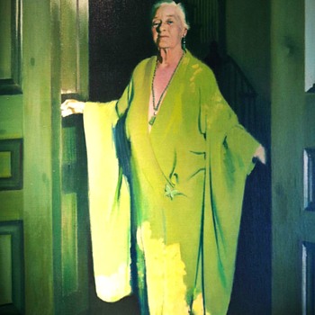 Cornelia "Nell" Flint Cousins Egan Oil Portrait by John William Northcross (1922-2005) "Dark Shadows" Connection Repost - Fine Art