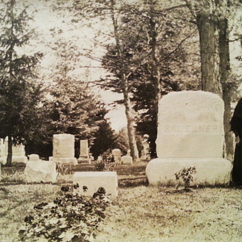 Victorian Mourning Lady - Photographs