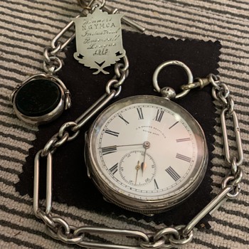 J.G.Graves Sterling silver pocket watch - Pocket Watches