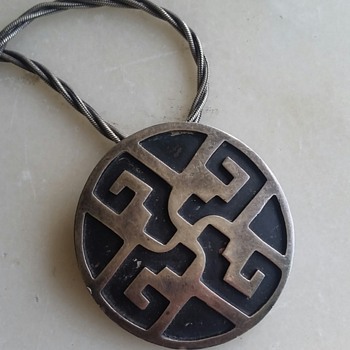 Vintage Mexico sterling pin/pendant - Fine Jewelry