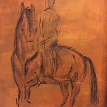 Horse painting - Fine Art