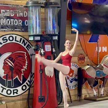 Gas pumps and Ballet - Petroliana