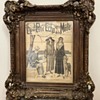 Vintage wooden picture frame 