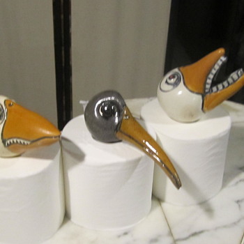Porcelain Dinosaur Character Face/Beeks. Asian Mark ? - Asian