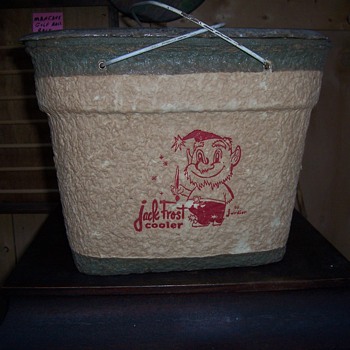 VINTAGE 60`s JARDIER JACK FROST COOLER - Advertising