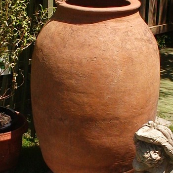 Large Rustic Antique Terracotta Pot Old World Mediterranean Pottery Jalon, Spain..."Wowza!" - Pottery