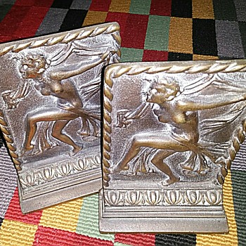 Art Nouveau Bookends - Art Nouveau