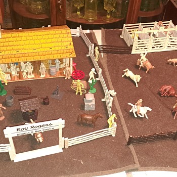 Marx Playset Roy Roger's Rodeo Ranch - Toys