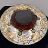 1951 Ward Brothers of Glasgow Large Sterling & Cairngorm Brooch