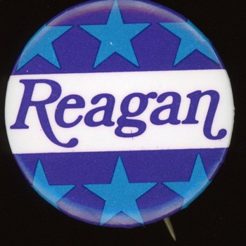 Ronald Reagan Blue Stars Pin - Medals Pins and Badges