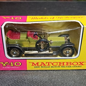 Monotonous Monetary Matchbox Monday Y-10 Rolls Royce Silver Ghost - Model Cars