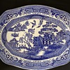 Blue willow large platter 