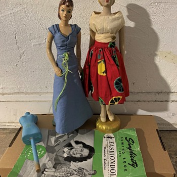 1940's Simplicity 12-1/2" "Fashiondol" mannequin - Dolls