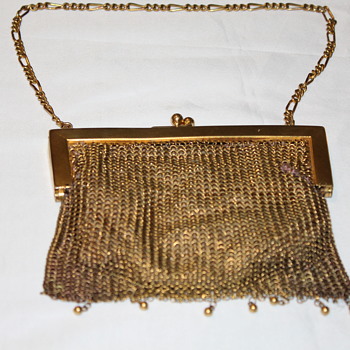 Antique 14k gold 200 gram Mesh Purse Maker? - Baseball