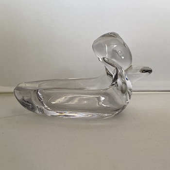 Vintage Glass ashtray  - Art Glass