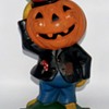 Vintage Cast Iron Jack-O'-Lantern Doorstop
