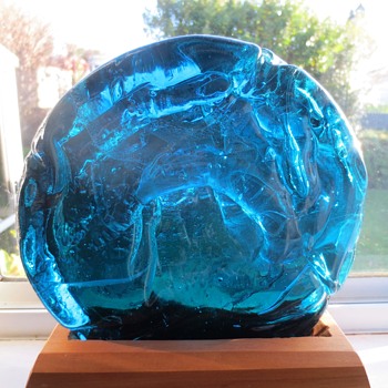 The last piece from the Glassplant in Inglewood - Art Glass