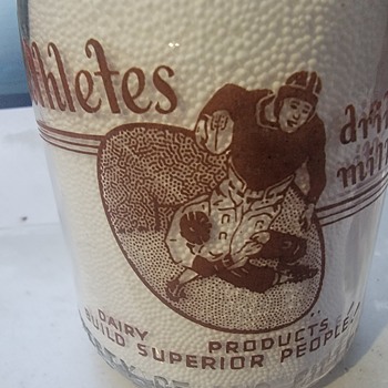 PEERLESS DAIRY CREAM TOP MILK BOTTLE - Bottles