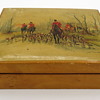 Antique 1920's Skinner & Co. Jewelry Box With Hunt Scene