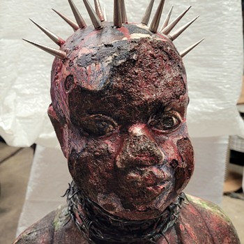 "The Deity Reveals Itself" - Folk Art