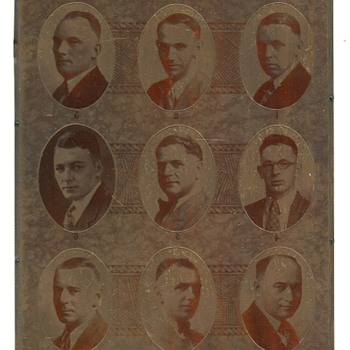 1927 Copper Printing Plate