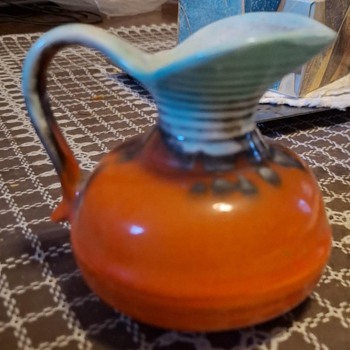 Unique decorative milk jug without identification - Pottery