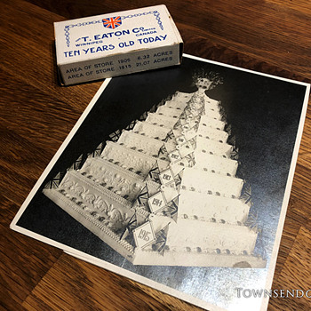The T. EATON Co. Limited, Winnipeg 10th Anniversary Birthday Cake circa. 1915 - Advertising