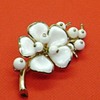 Crown Trifari Camellia Pin