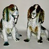 Vintage Porcelain Springer Spaniels By Porfin CLUJ-Napoca, Romania 