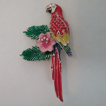 Anne Klein tropical parrot  - Animals