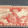 Vintage Australian stamp 