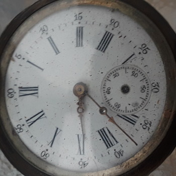 vintage pocket watch ancre ligne droite sprial brequett - Pocket Watches