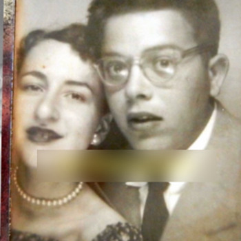 Photomatic Photo Booth Portrait of Young Allen Ginsberg and friend - Fine Art