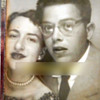 Photomatic Photo Booth Portrait of Young Allen Ginsberg and friend