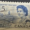 Vintage Canadian stamp 