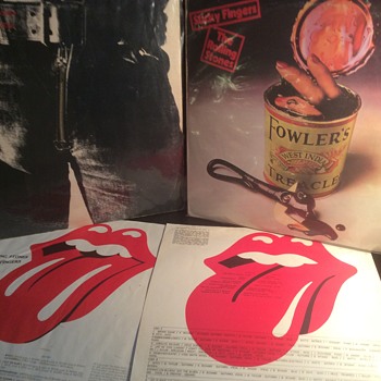  1971 Rolling Stones Sticky Fingers (Spanish and English version)