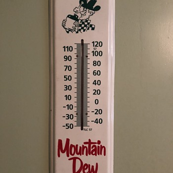 Mountain Dew Soda Thermometer - Advertising