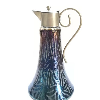 wilhelm kralik claret jug - Art Glass
