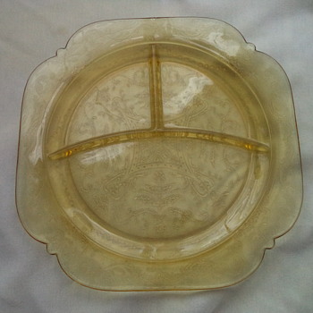 Divided Plate - Glassware