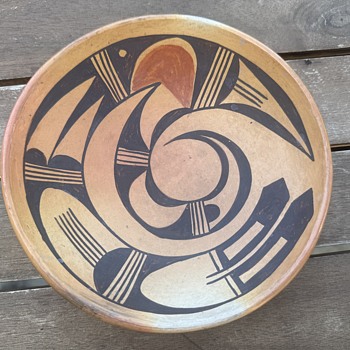 Hopi Pottery Open Bowl - Native American