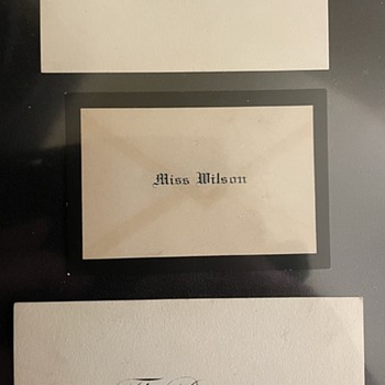 Presidential Calling Cards - Paper