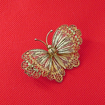 Antique Butterfly Pin