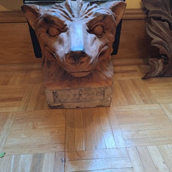 Fox corbel, terracotta - Tools and Hardware