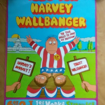 Wallbanger Drinking Poster 1972 - Politics