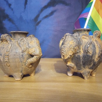 Ceramic elephants - Animals